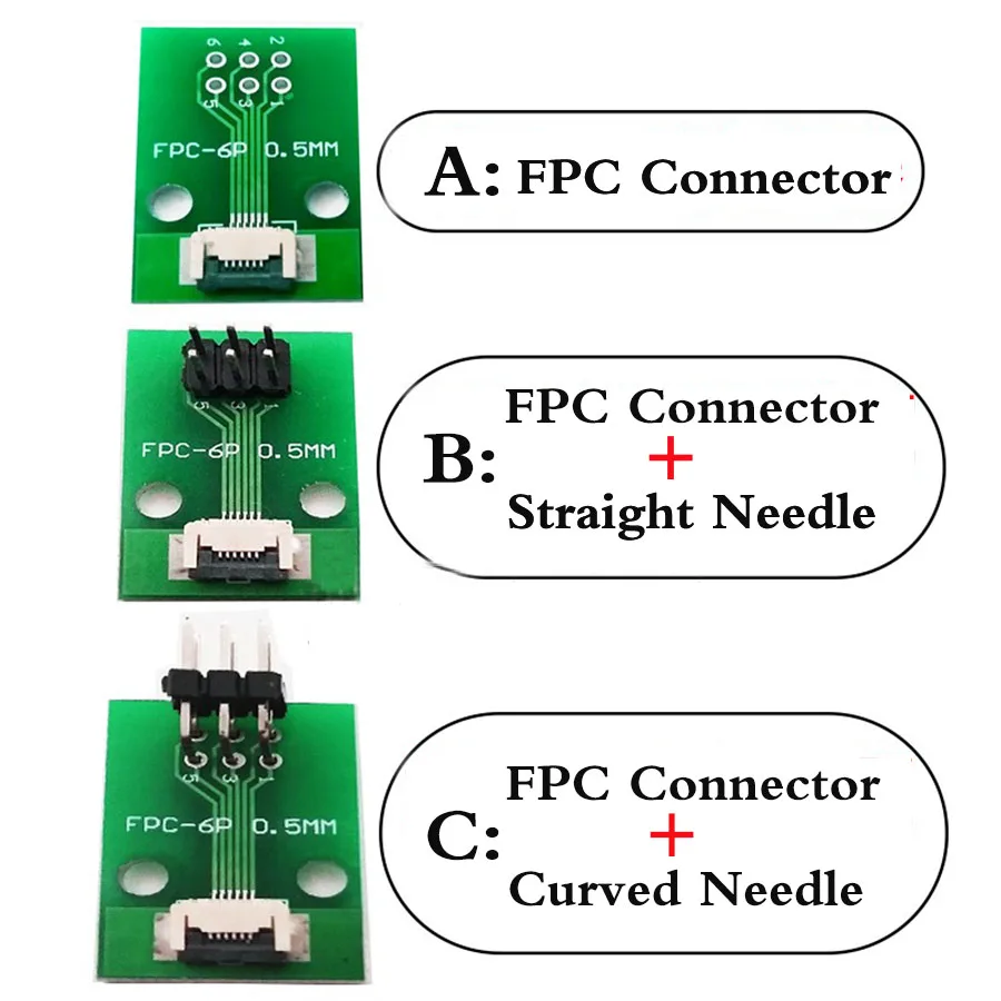 1 шт. FPC FFC кабель 6 8 10 12 20 24 30 40 50 60 80 PIN 0,5 мм Шаг разъема SMT адаптер до 2,54 мм 1,00 дюйма шаг через отверстие