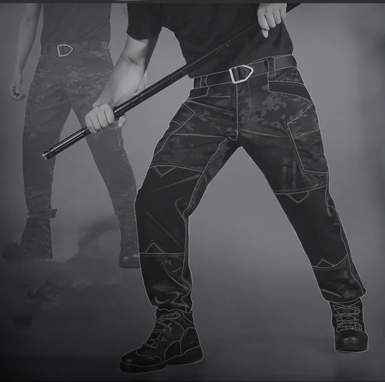 Камуфляжные военные грузовые штаны спортивные штаны Свободные камуфляжные повседневные брюки джоггеры Панталоны тактильные мужские