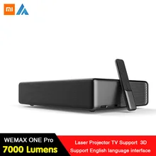 Xiaomi новейший WEMAX ONE PRO лазерный проектор 7000 люмен 150 ''1080 P FHD 4K Android WiFi Bluetooth 4,0 домашний кинотеатр 3D Dolby Sound