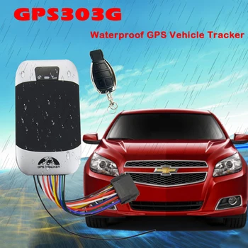 

car gps tracker 12-24v gps303g with Remote controller Support Fuel Sensor Free APP GPS Rastreador tk303g coban gps car tracker