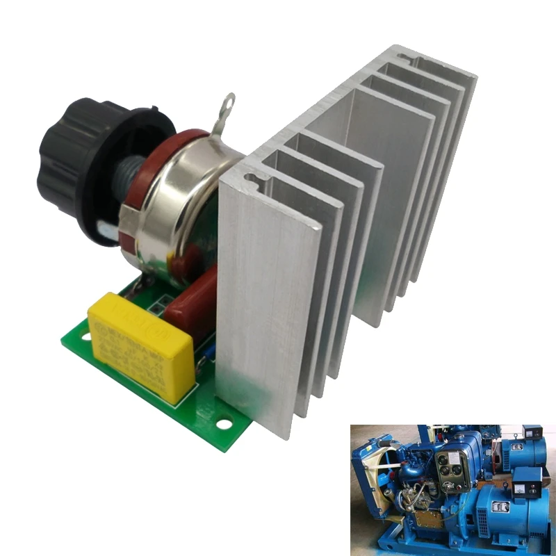 

Voltage Regulator AC 220V4000W High Power Dimming Thermostat Switch Governor