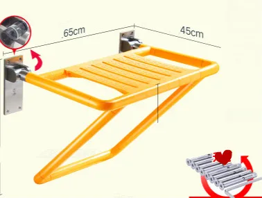 Многофункциональный складной стул для ванной комнаты складной стул, крепящийся к стене стул для пожилых людей беременных женщин Противоскользящий туалетный стул