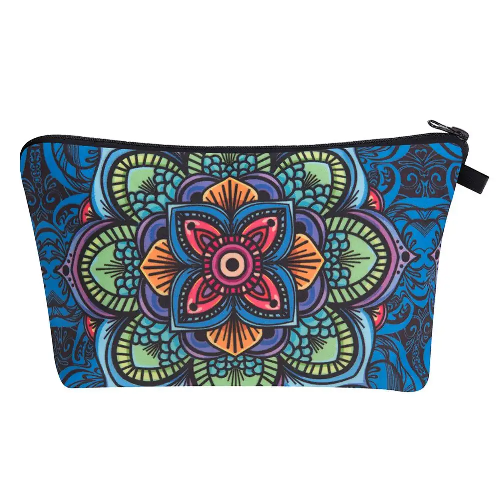 

22*13*8cm Mandala Flower 3D Printing Pencil Case Polyester Stationery Storage Box School Supplies Pencilcase piornik Pen Box