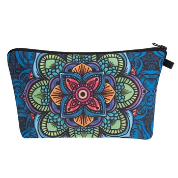 

22*13*8cm Mandala Flower 3D Printing Pencil Case Polyester Stationery Storage Box School Supplies Pencilcase piornik Pen Box