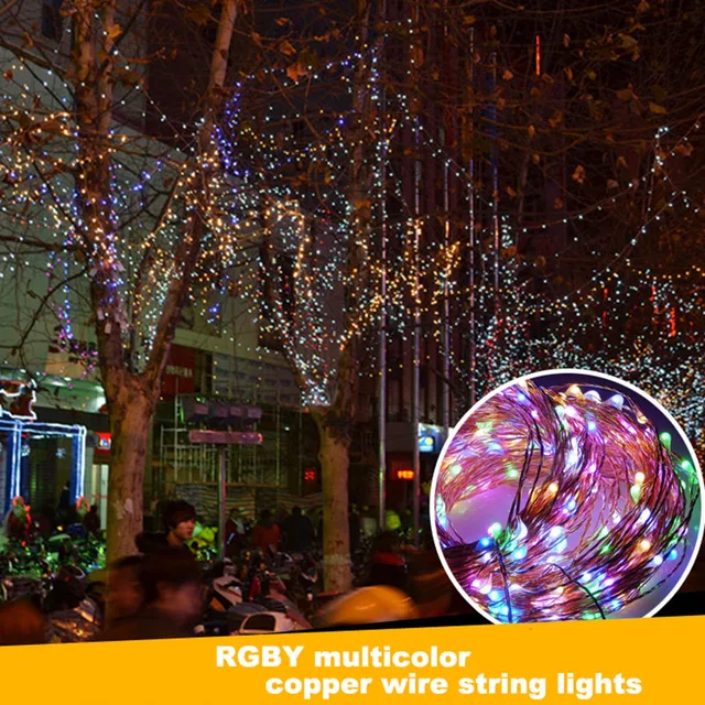 6m 120LEDs Solar Copper Wire String Light Holiday Christmas Tree 6m 120LEDs Solar Copper Wire String Light Holiday Christmas Tree Fairy Lights Outdoor Waterproof Garden Lighting - 6m 120LEDs Solar Copper Wire String Light Holiday Christmas Tree