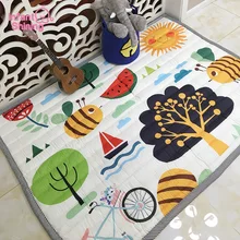 

Infant Shining Baby Play Mat Children Carpet 140X200X3CM Thickness Machine Washable Rug For Living Room Anti-skid 55X78 Inch