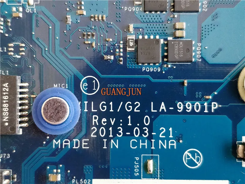 Материнская плата KEFU для ноутбука Lenovo G500S VILG1 LA 9901P HM70 100% тестирование бесплатная