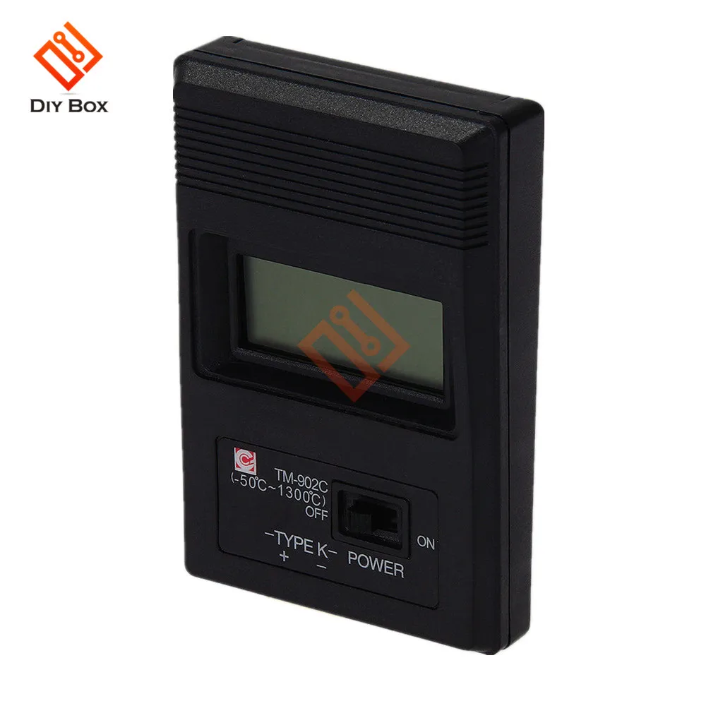 

TM-902C Temperature Meter Tm902c Digital Thermometer + Thermocouple Probe Thermocouple Needle Probe 0-1300 Degree