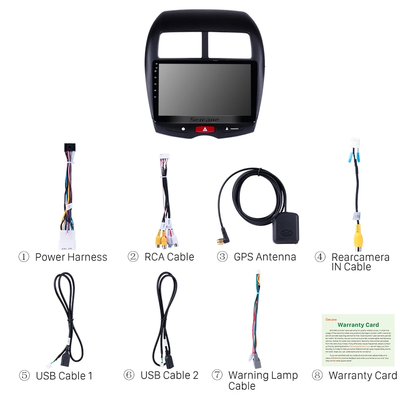 Seicane 2Din Android 7 1/8 1 10 &quotавтомобильное радио GPS навигация головное устройство