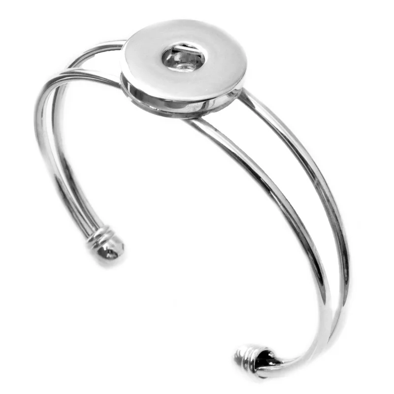

P00634 newest Design fit 18mm button chain metal snap button charm Bracelet
