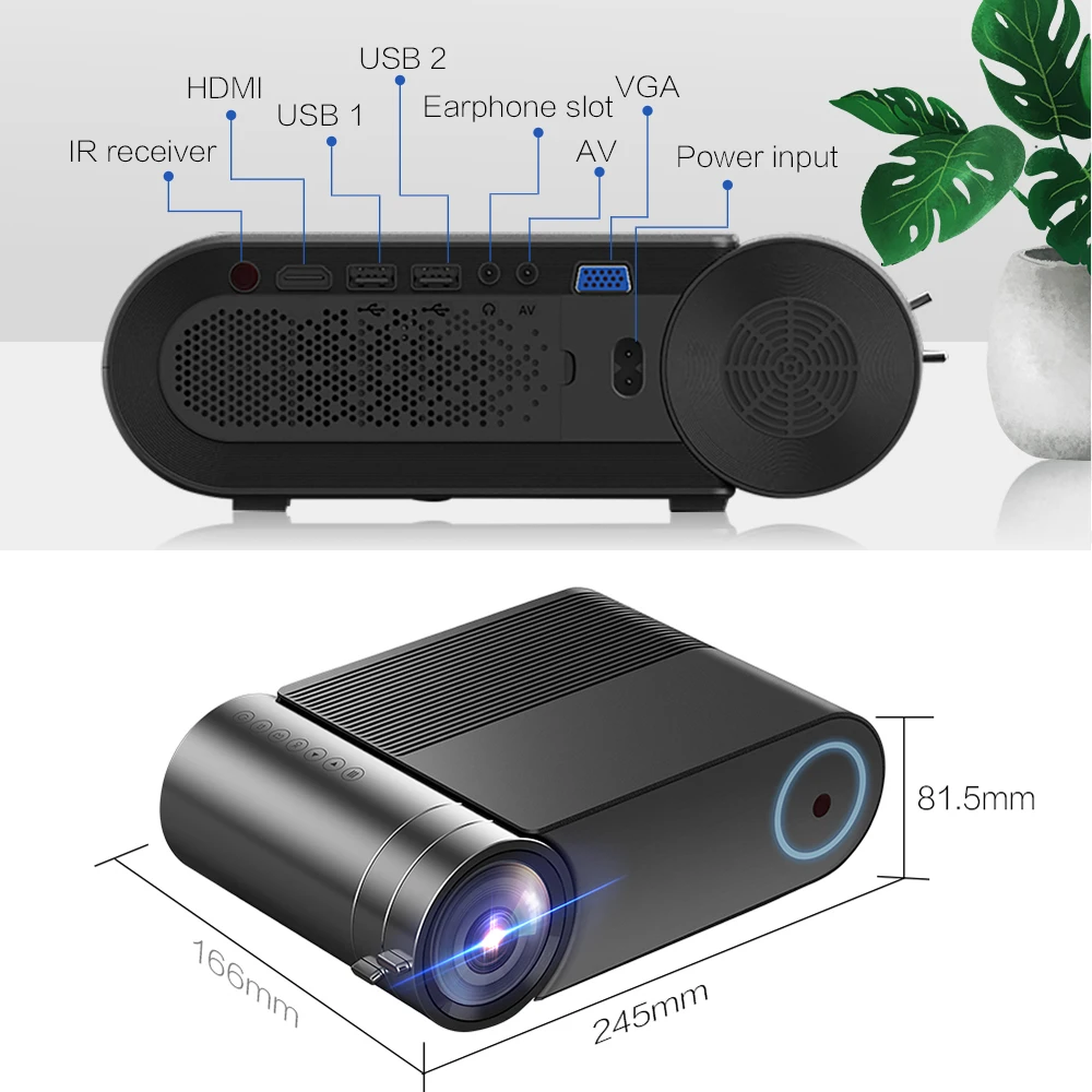 VIVICINE 720 p HD جهاز عرض (بروجكتور) ليد ، الخيار الروبوت 7.1 المحمولة HDMI USB 1080 p المسرح المنزلي Proyector بلوتوث WIFI البسيطة LED متعاطي المخدرات VIVICINE 720 p HD جهاز عرض (بروجكتور) ليد ، الخيار الروبوت 7.1 المحمولة HDMI USB 1080 p المسرح المنزلي Proyector بلوتوث WIFI البسيطة LED متعاطي المخدرات
