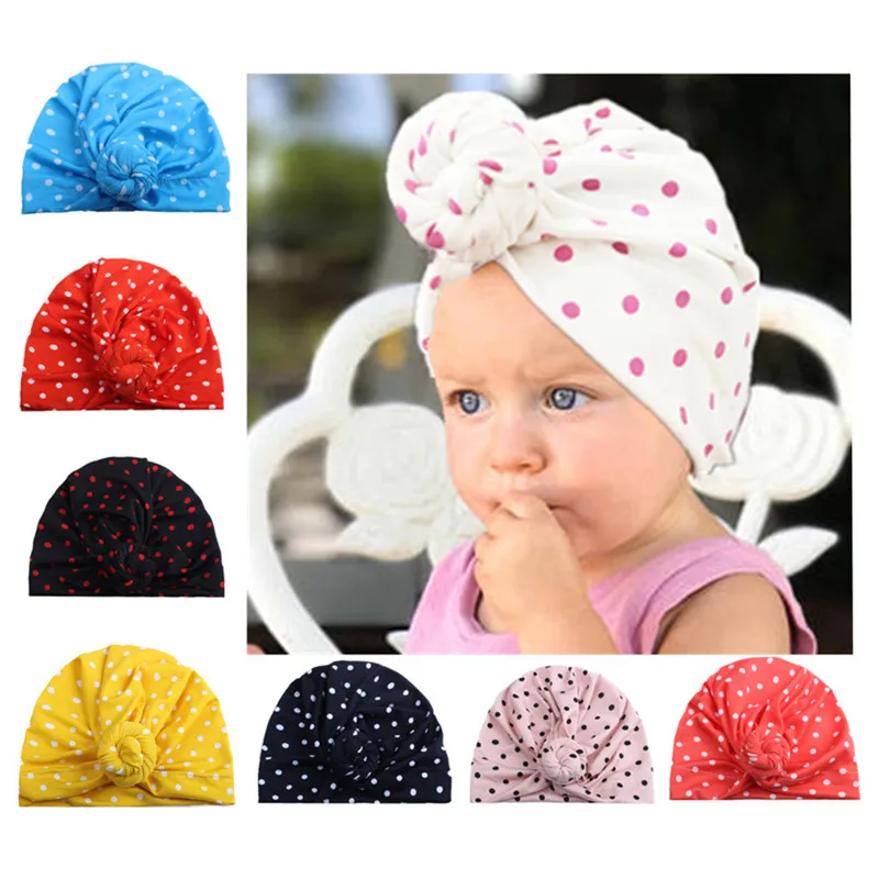 Winter Baby Kids Hat for girl boy Cap Cute Toddler Turban Cotton Beanie