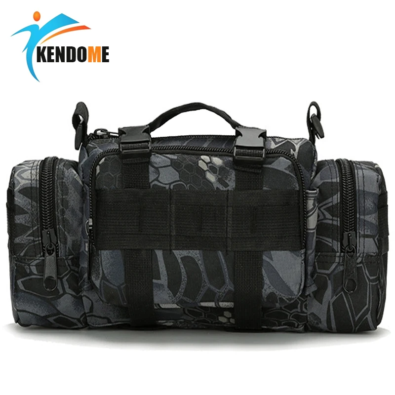 Online Hot Outdoor Militärische Taktische Taille Tasche Wasserdichte Nylon Camping Wandern Rucksack Tasche Hand Tasche mochila militär bolsa