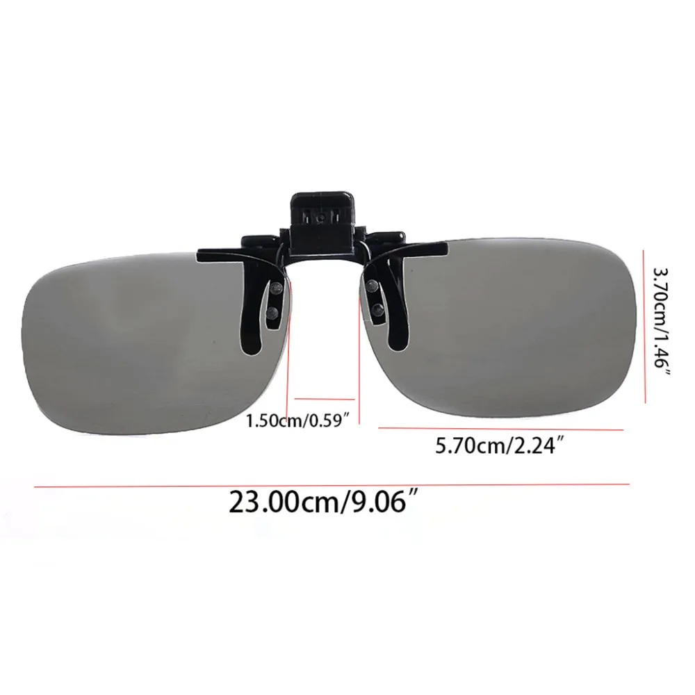 1 PC Clip On type Passive Circular Polarized 3D Glasses Clip for 3D TV Movie/Cinema-34#/CC