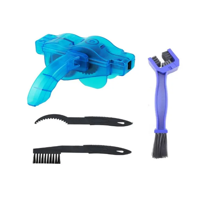 US $2.52 Bicycle Chain Cleaner Bike Brushes Scrubber Wash Tool MTB Cycling Cleaning Kit Chain Protector Outd