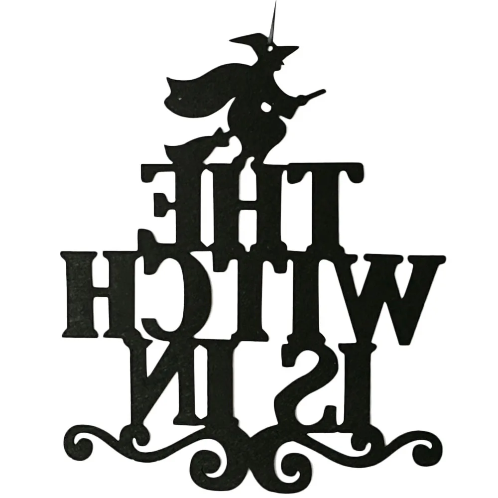 Ведьма в Хэллоуин висящий знак двери висячие Хэллоуин украшения