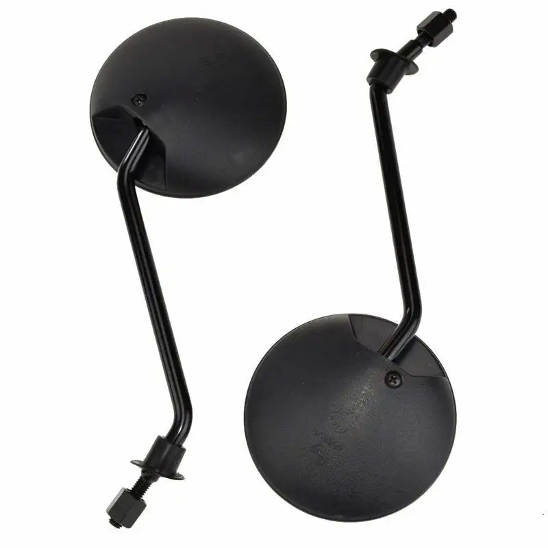 

8mm Universal Motorcycle side mirrors Scooter Rearview Mirrors for 50cc Moped Tomos Black