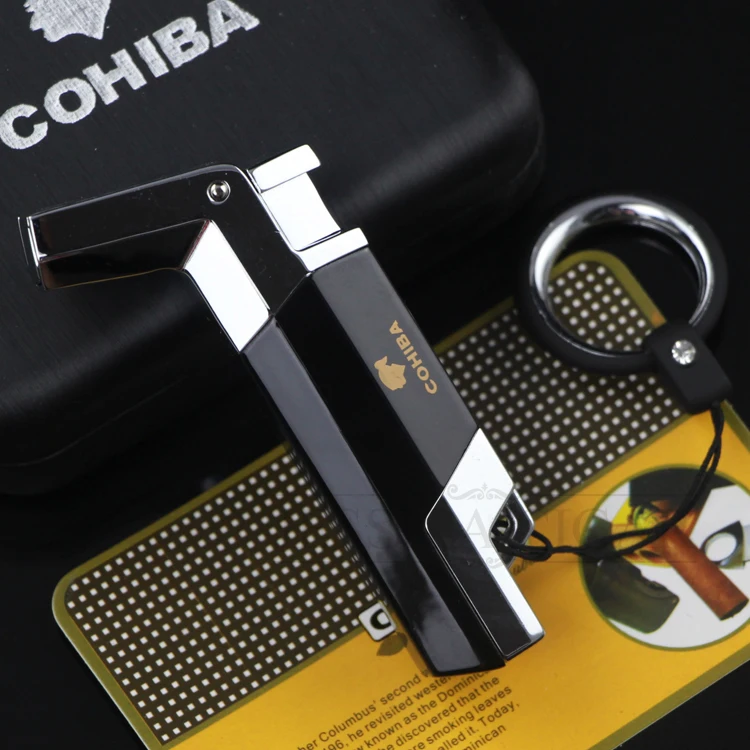 COHIBA Lighters Crocodile Mouth Shaped Metal Lighter Single Torch Jet