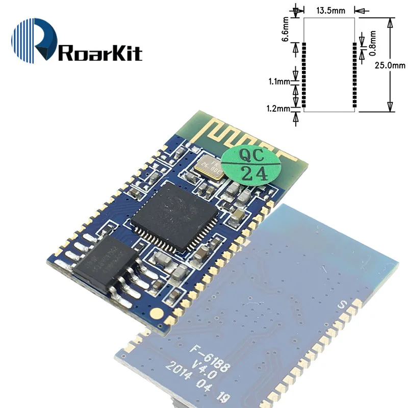 Bluetooth стерео аудио модуль передачи BK8000L Плата расширения AT команды SPP Bluetooth динамик усилитель DIY - Цвет: BK8000L