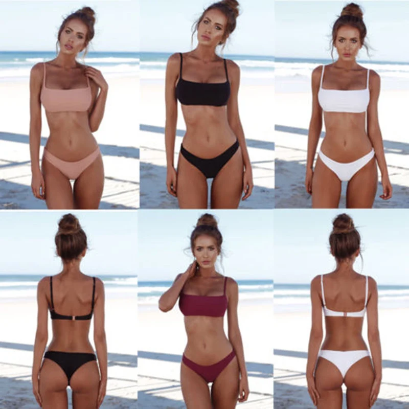 Sporlike New Sexy Bikinis Women Swimsuit 2017 Summer Beach Wear Push Up