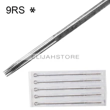 CHUSE 10 шт./лот линии игла для тату-машинки 9RS одноразовые стерильные для татуировки иглы с мануального татуажа бровей, игла для татуажа