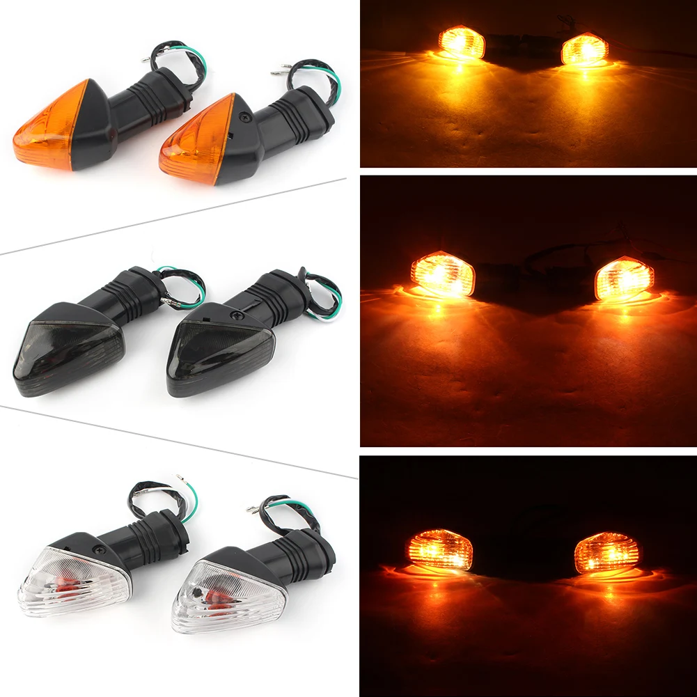 

Front Turn Signal Indicator Light For KAWASAKI Ninja 6500R 1000 ZX-6R ZX-10R Z750S Z750 Z1000 KLE500 KLE650