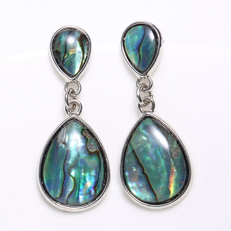 DAIMI Tear Drop Fine Jewelry Earrings Abalone shellfish Earrings Dangle Earrings 925 Silver Clip Earrings Eye catching Jewelry DAIMI Tear Drop Fine Jewelry Earrings Abalone shellfish Earrings Dangle Earrings 925 Silver Clip Earrings Eye catching Jewelry