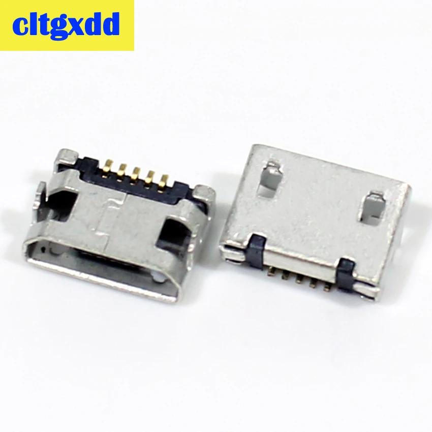Cltgxdd 50 шт потребительских упаковок для микро USB 5pin B Тип гнездовой разъем для мобильного телефона USB зарядки для мобильных устройств разъем 5-контактный разъем зарядки