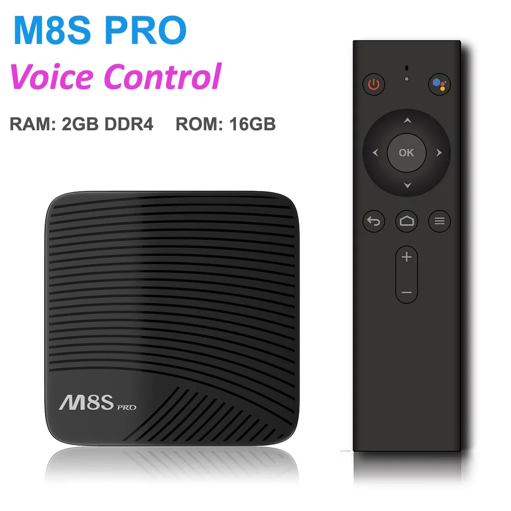 

10pcs Mecool M8S PRO ATV Google Voice Control Smart Android 7.1 TV Box 2GB DDR4 16GB Amlogic S912 Octa Core 2.4G/5G Media Player