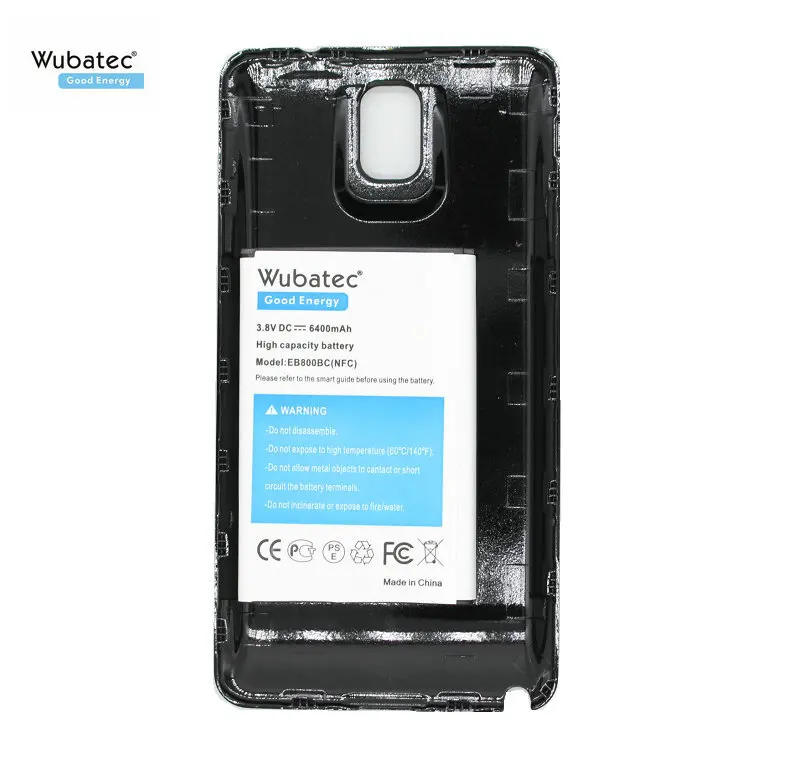 1x NFC 6400 мАч Расширенный Батарея+ крышка для samsung Galaxy Note3 Примечание 3 N9000 N9002 N9005 N9006 N900A N900V N900P N900T N900V