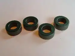 Магнитное кольцо из феррита марганца-цинка, магнитное кольцо против помех, наружный диаметр 25 мм, внутренний диаметр 15 мм, толщина 10 мм