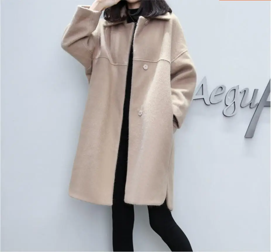 Automne Marque Manteau Mode Femmes Vihklc Color 2016 Et Photo Laine De A217 Nouveau Épaississement D'hiver Chaud q8n85avC