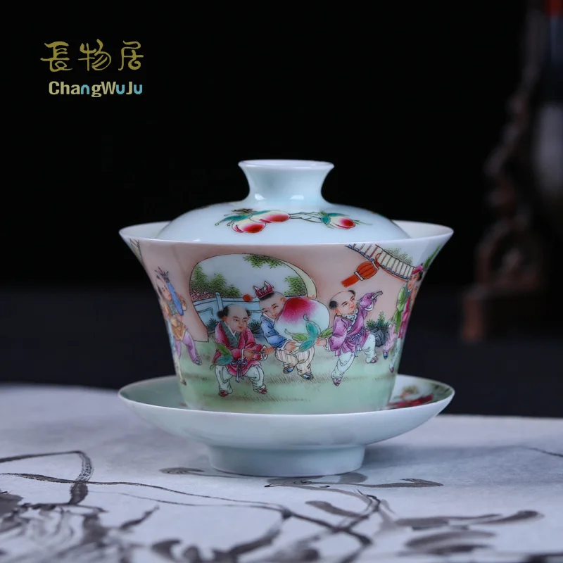 Чашки и блюдца Changwuju в цзиндэчжэне ручной работы чашка для чая стиле кунг фу с