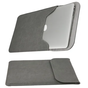 

Laptop Bag PU Leather Sleeve Bag Case For Macbook Air Pro 13 15 Notebook Sleeve Bag For Macbook air 11 12 13.3 15.4 inch Case