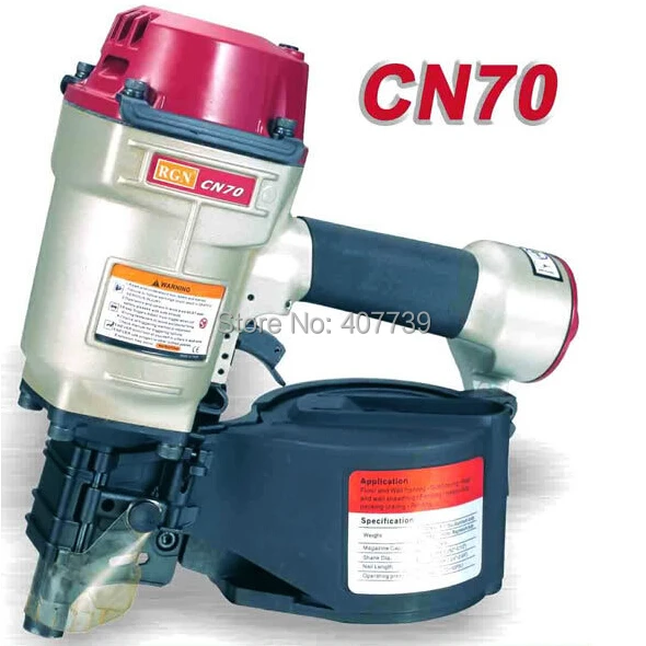RNG pneumatic nail gun air tacker CN70 industrial pallet coil nailerin