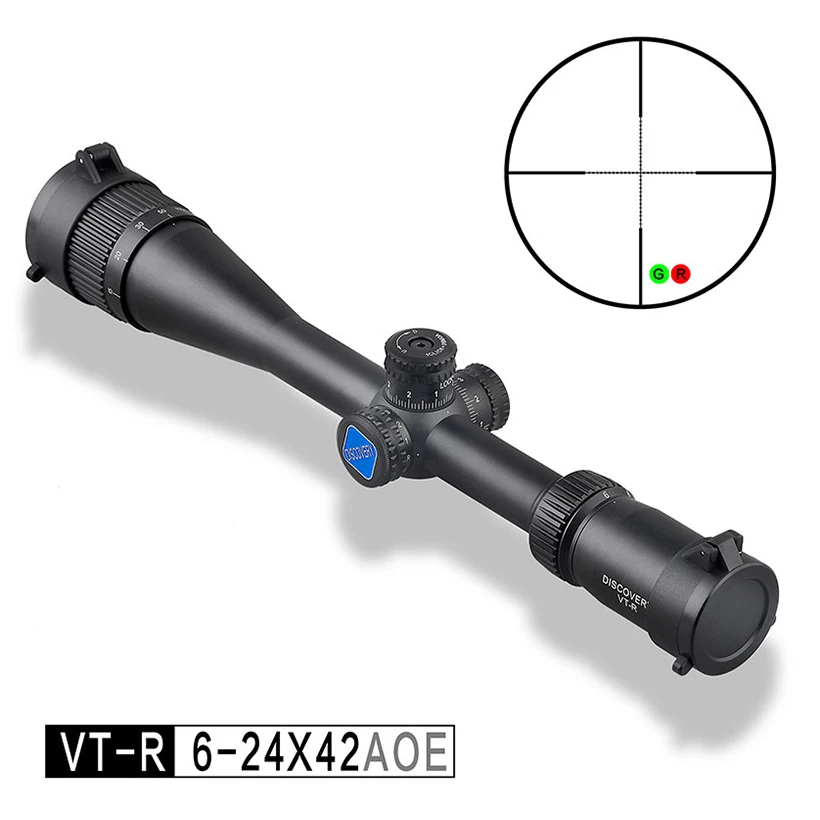 Открытие VT R 6 24X42AOE Регулируемый зеленый красный точечный охотничий светильник