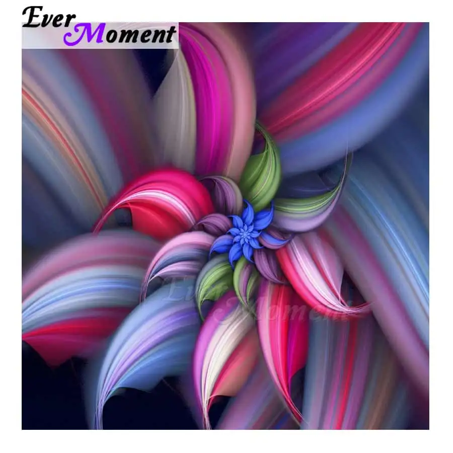 

Ever Moment Diamond Painting Flower Full Square Drill Picture Of Rhinestone Mosaic Cross Stitch Diamond Embroidery Decor 3F409