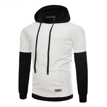 

Fall Mens Hoodie Jacket 2020 New Fashion Casual Hooded Jacket White Black Sweatshirt Hoodie Movement