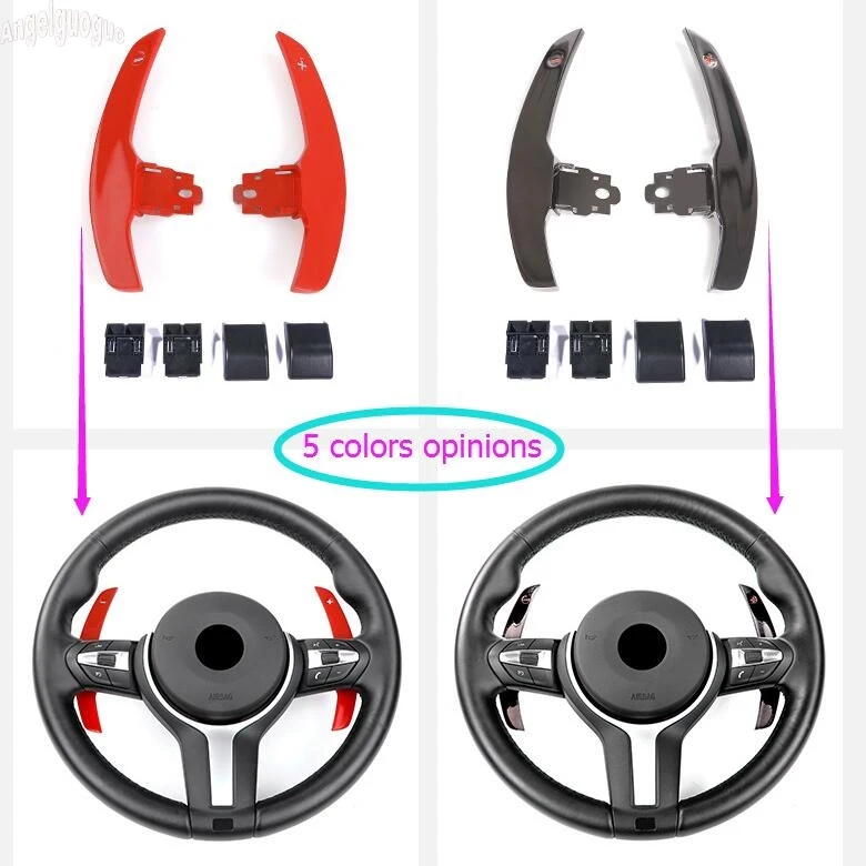 For BMW M3 M5 F20 F21 F22 F33 F36 F06 F12 F13 F15 F16 F48 et M-Sport Steering Wheel Paddle Extension Shifter Replace Accessories