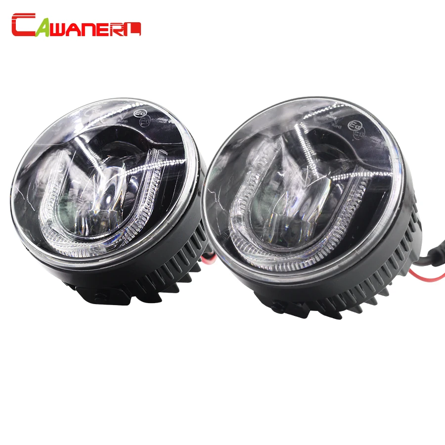 Cawanerl 2 X Car LED Light Source Fog Bulb DRL Daytime Running Lamp