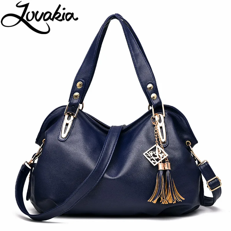 LOVAKIA Women Messenger Bags PU Leather Women's Shoulder Bag Crossbody