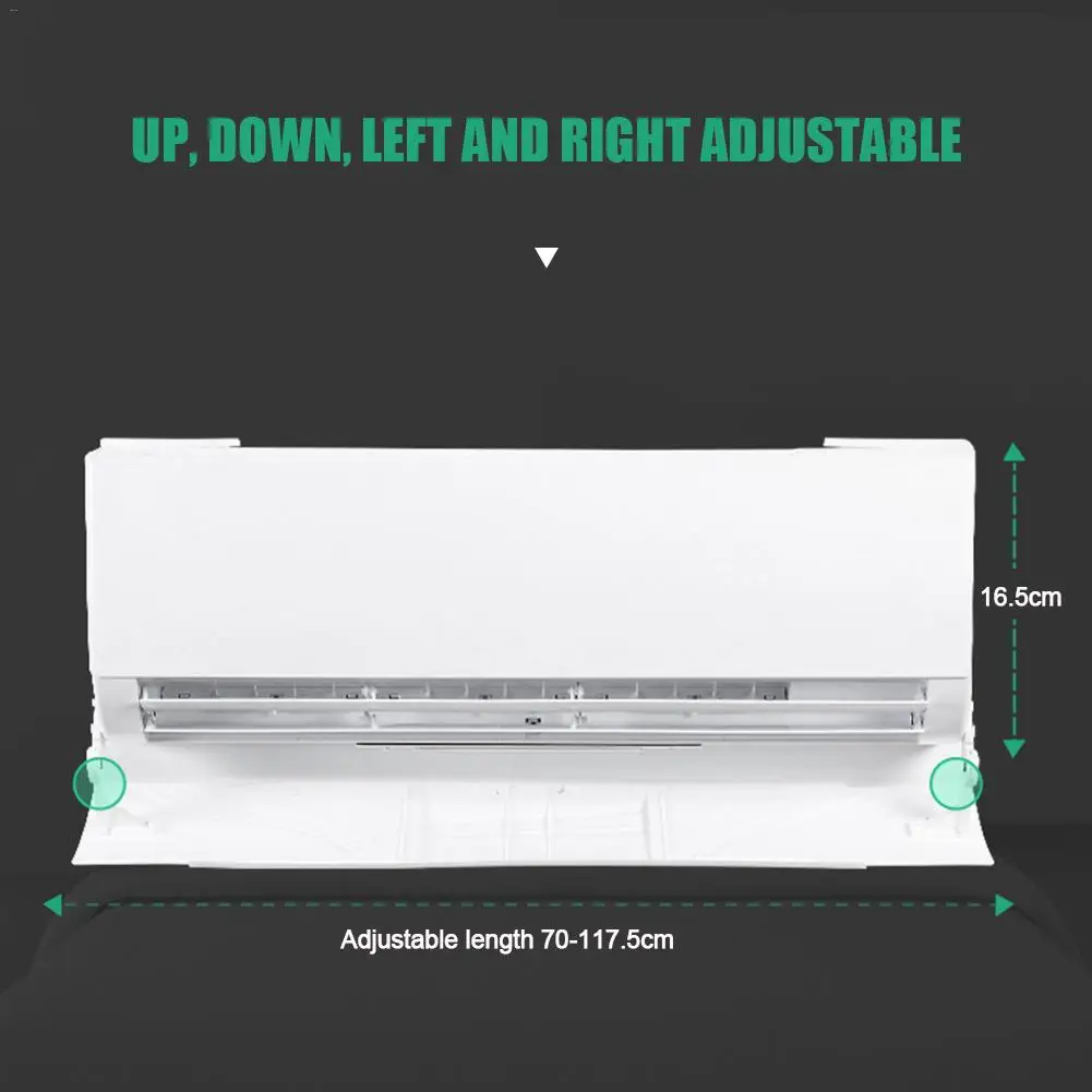Air Conditioner Wind Deflector Baffle Anti Direct Blowing Retractable Air Conditioner Shield Adjustable Wind Deflector Scale Air Guide Cover for Home Accessories Air Conditioner Wind Deflector Baffle Anti Direct Blowing Retractable Air Conditioner Shield Adjustable Wind Deflector Scale Air Guide Cover for Home Accessories