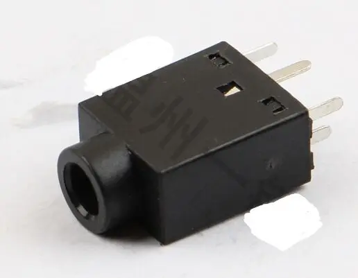 

High Quality DC power socket PJ-358 The aperture 3.5 MM Headphone socket 5 Pins 1 fixed foot A power outlet PJ358