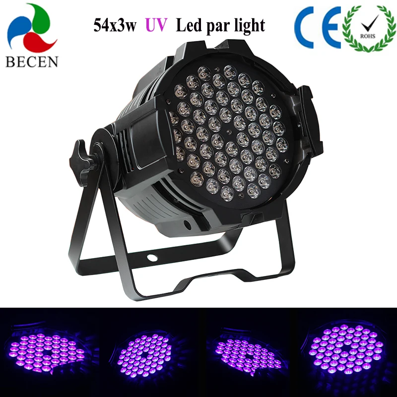 

LED Par Light 54X3W UV par can light dj party led lamp DJ Party Stage Lighting
