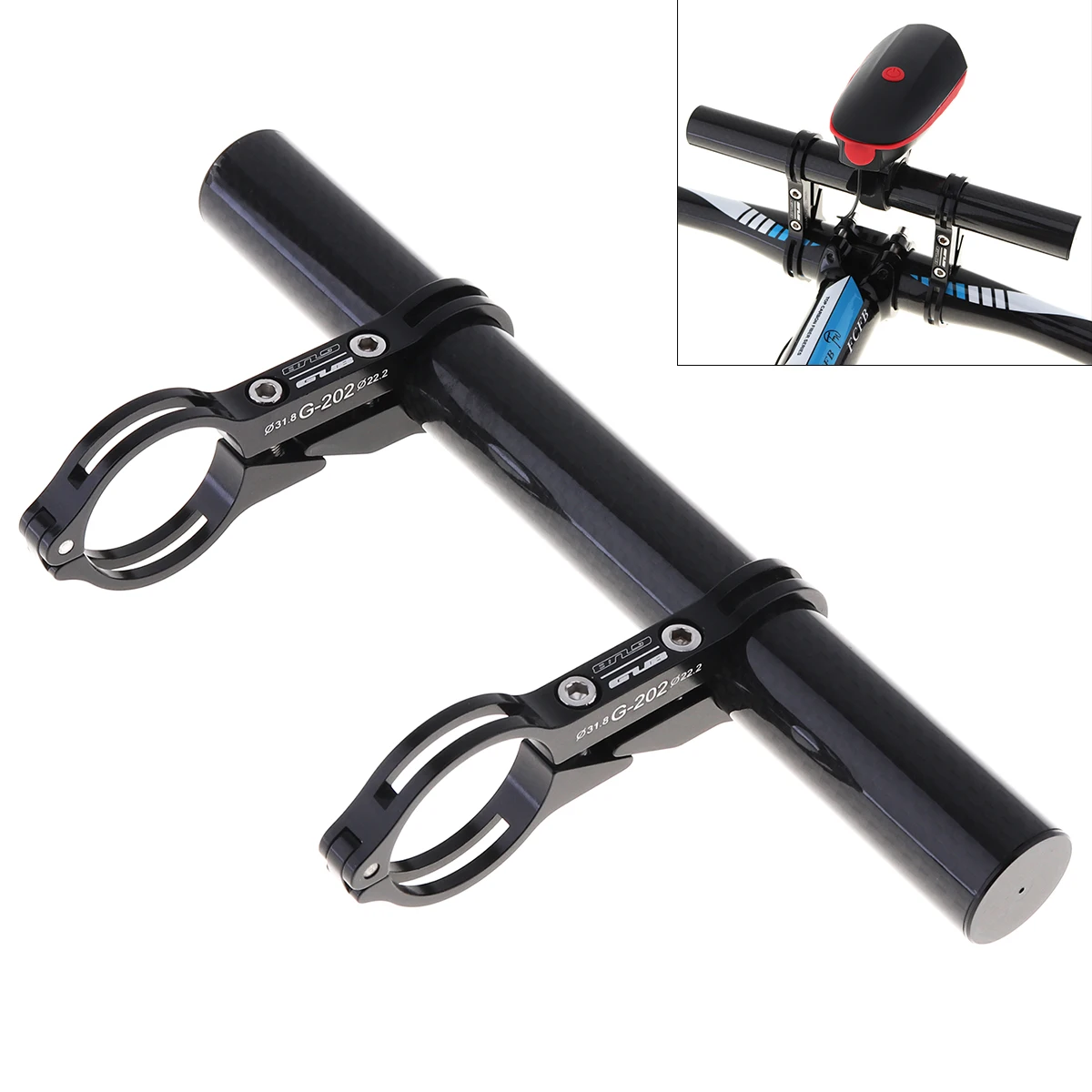 Buy GUB New G202 202mm Carbon Fiber Bike Handlebar