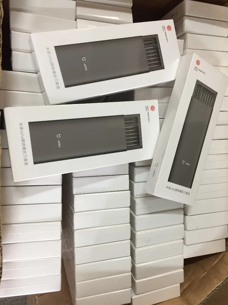 Xiaomi Mijia Wiha Набор отверток для ежедневного использования 24 прецизионных магнитных биты Alluminum Box Wiha DIY Набор отверток