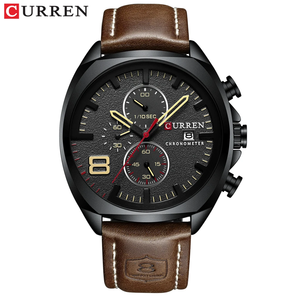 

2019 Men Watches Top Brand Luxury CURREN Military Analog Quartz Watch Men's Sport Wristwatch Relogio Masculino Waterproof 30M