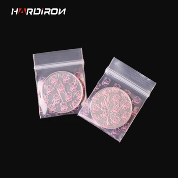 

HARDINTON 3x4CM Thick Color Printing Cute Mini Cartoon Bag Earrings Ring Sealing Mouth Plastic Packaging Small Ziplock Pouchs
