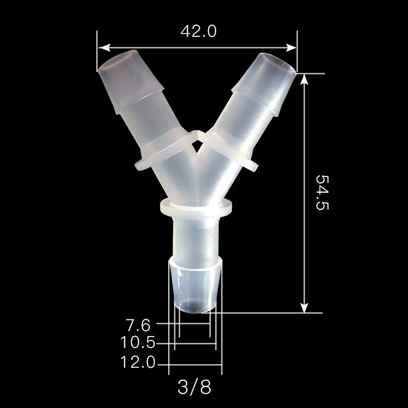 Kamoer PP трубчатый соединитель для перистальтического насоса водяного шланга для шланга силиконовая трубка Linker соединительная трубка 30 шт - Цвет: 8-3