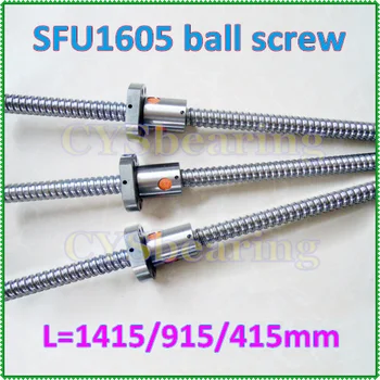 

Combine order for RM1605 Ball screw rail (1pcs 1415mm +1pcs 915mm +1pcs 415mm with 1605 ballscrew nut )
